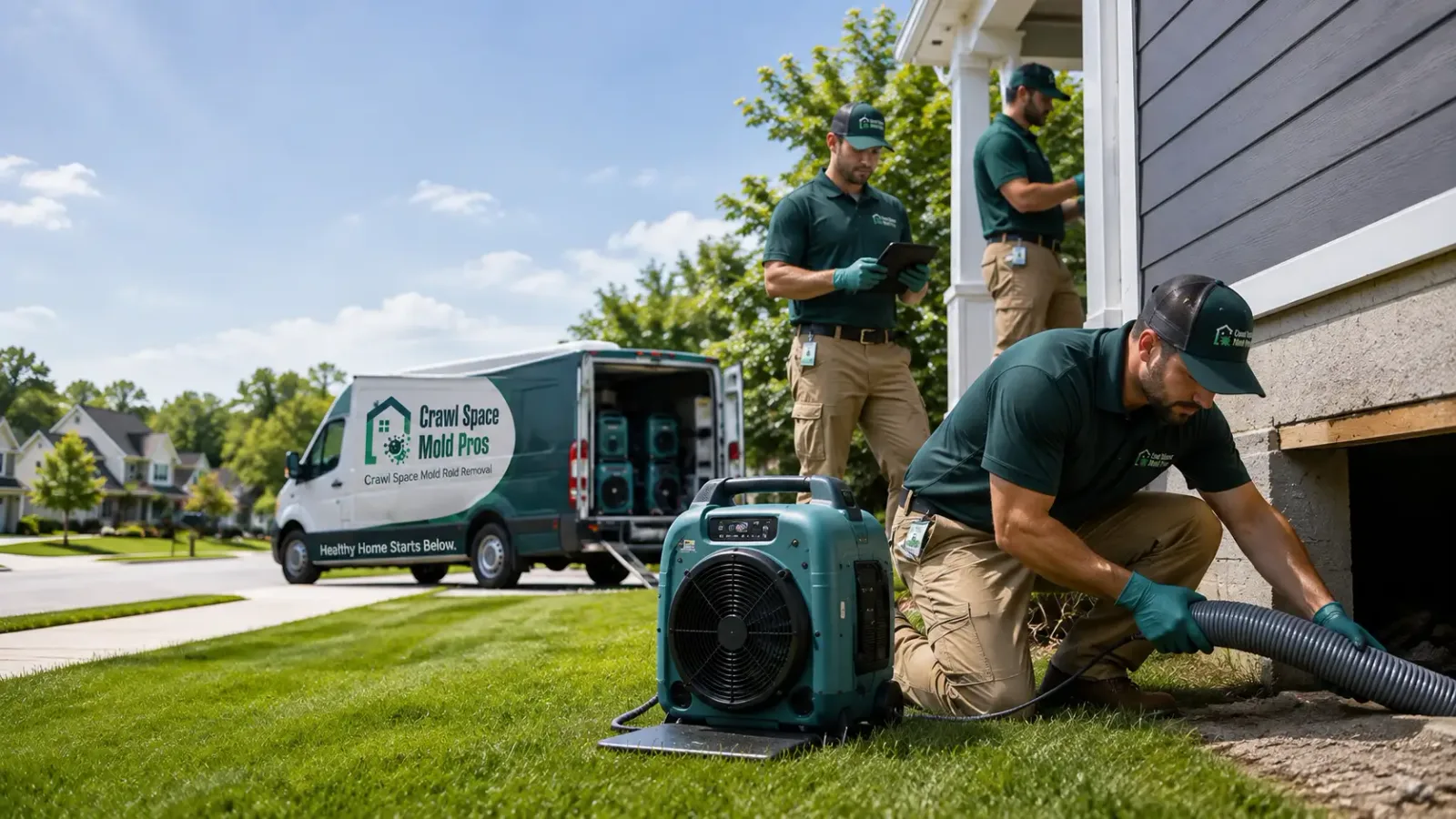 Crawl Space Mold Removal in Royal Oak, MD